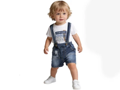 Perfect Baskılı Erkek Bebe Takım 