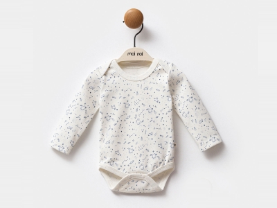 Planet Desenli Erkek Bebe Çıtçıtlı Badi