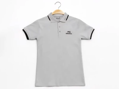 Polo Yakalı Original Baskılı Erkek Tişört