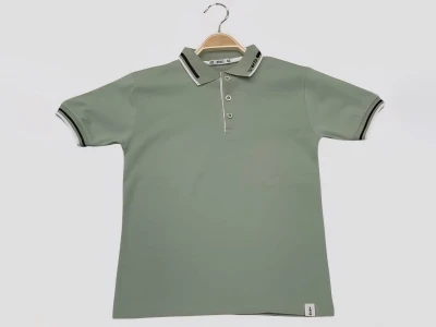 Polo Yakalı Swo Baskılı Erkek Tişört