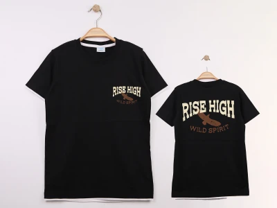 Rise High Baskılı Erkek Tişört