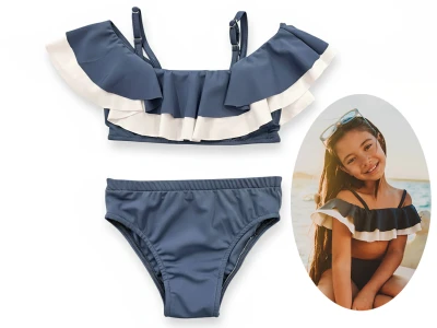 Robalı Kız Mayo Bikini Takım