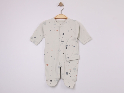 Toptan ESYA Şapkalı Erkek Bebe Tulum - Toptan Çocuk Giyim Beniz Kids