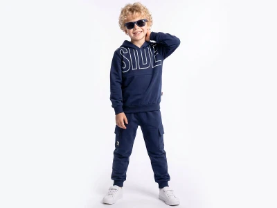 Toptan YAVRUCAK LİFE 2 Side Baskılı Kapşonlu Erkek Takım  - Toptan Çocuk Giyim Beniz Kids