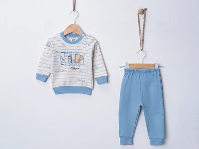 Sincap Baskılı Erkek Bebe Pijama Takım