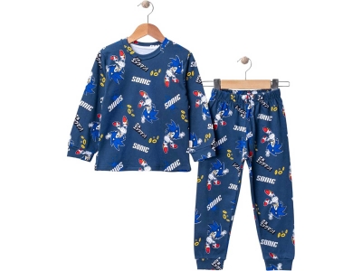 Sonic Desenli Erkek Pijama Takım