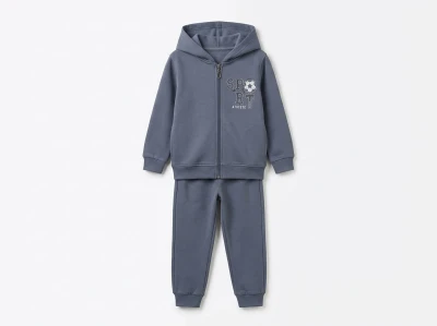 Toptan PRATİK KİDS Sport Detay Şardonlu 3 İp Erkek Takım - Toptan Çocuk Giyim Beniz Kids