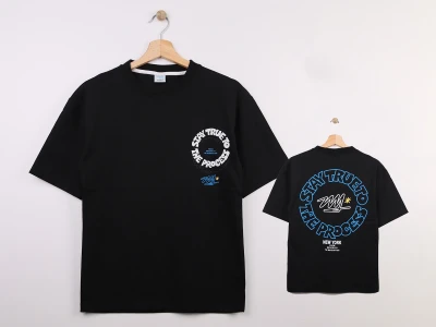 Stay Baskılı Oversize Erkek Tişört