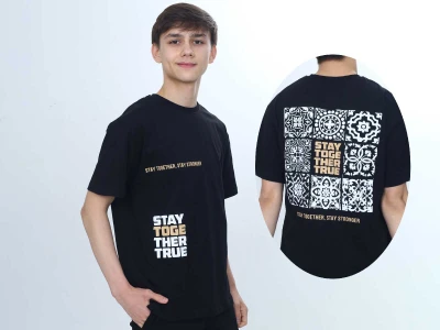 Stay Baskılı Unisex Tişört
