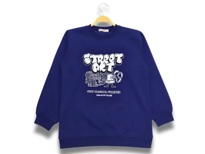 Toptan DIGIDIK KİDS Street Baskılı 2 İp Erkek Sweat  - Toptan Çocuk Giyim Beniz Kids