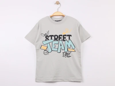 Street Baskılı Erkek Tişört