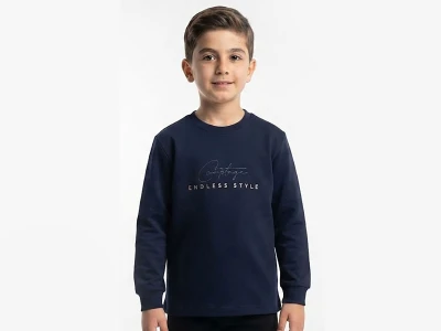 Toptan TANEM KİDS Style Baskılı Erkek Sweat  - Toptan Çocuk Giyim Beniz Kids