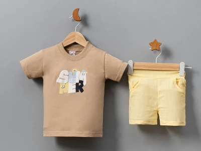 Summer Baskılı Erkek Bebe Takım
