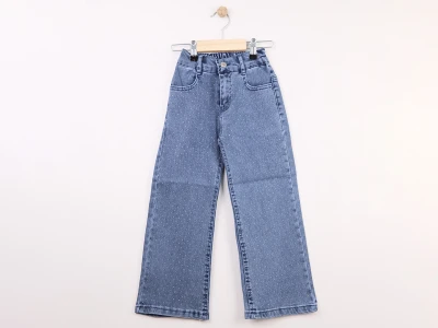 Taş Nakışlı Kız Kot Pantolon