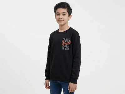 Toptan WENGE KİDS The Future Baskılı Şardonlu 3 İp Erkek Çocuk Takım - Toptan Çocuk Giyim Beniz Kids