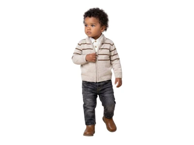 Toptan ORYEDA Trikolu 3'lü Erkek Bebek Takım - Toptan Çocuk Giyim Beniz Kids
