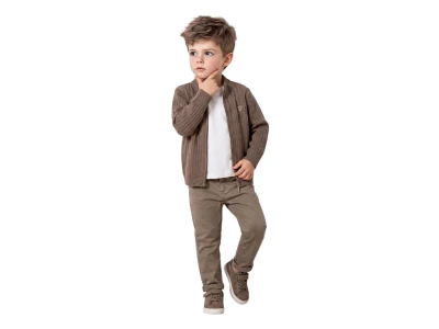 Toptan ORYEDA Trikolu 3'lü Erkek Çocuk Takım - Toptan Çocuk Giyim Beniz Kids