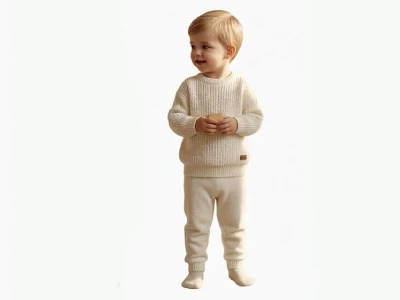 Trikolu Kazaklı Erkek Bebe Takım 
