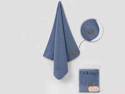 Toptan CAYZEN Unisex Bebek Battaniye 85x95 CM MAVİ - Beniz Bebe