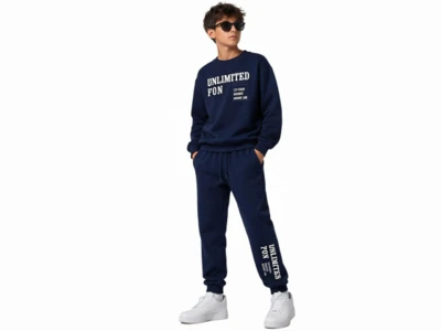 Toptan MARS Unlimited Baskılı 2 İp Erkek Takım  Navy blue - Beniz Bebe