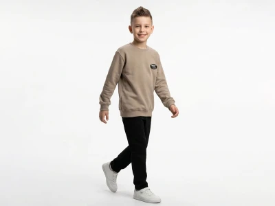 Toptan TANEM KİDS What Time Baskılı Erkek Çocuk Sweat - Toptan Çocuk Giyim Beniz Kids