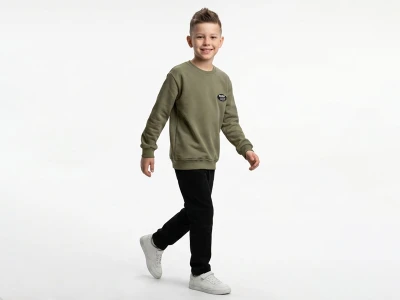 Toptan TANEM KİDS What Time Baskılı Erkek Çocuk Sweat - Toptan Çocuk Giyim Beniz Kids