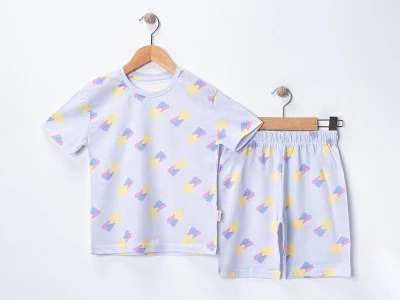 Yıldız Desenli Kız Pijama Takım