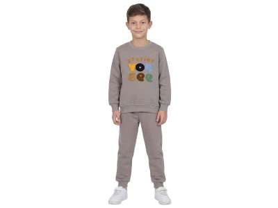 Toptan CMK You Bee Baskılı 3 İp Şardonlu Erkek Takım  - Toptan Çocuk Giyim Beniz Kids