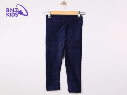 Toptan TURAN KİDS Düz Kadife Tayt Navy blue - Beniz Bebe