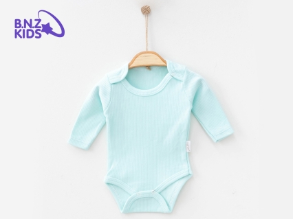 Toptan NAYINOM Raporlu Unisex Çıtçıtlı Badi TURKUAZ - Beniz Bebe