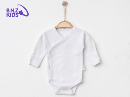 Toptan NAYINOM Düz Unisex Kundak Çıtçıtlı Badi - Toptan Çocuk Giyim Beniz Kids